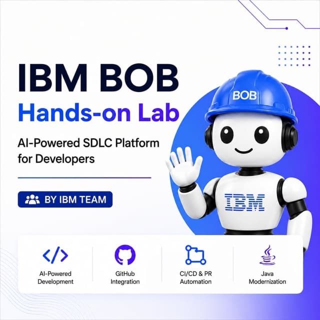 IBM Bob Hands-on Lab poster