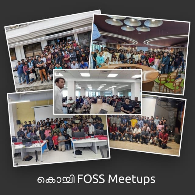 Kochi FOSS meetups poster